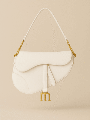 Marèe Luxe Saddle Top Handle - White Cream