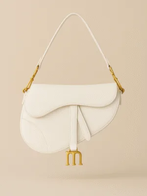 Marèe Luxe Saddle Top Handle - White Cream