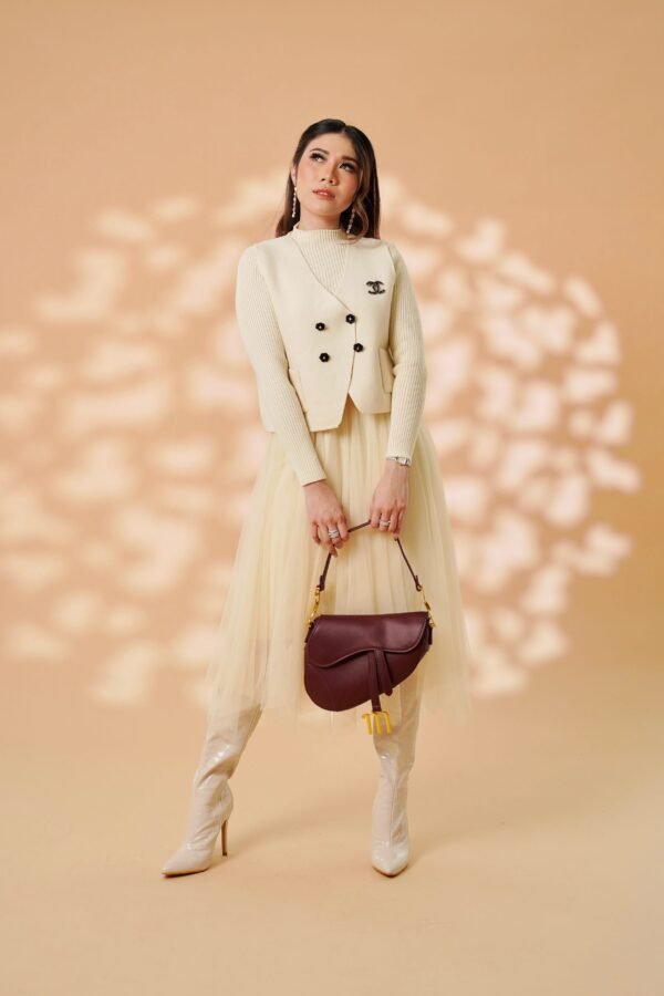 Marèe Luxe Saddle  Top Handle - Deep Red