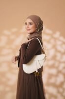 Marèe Luxe Saddle Top Handle - White Cream