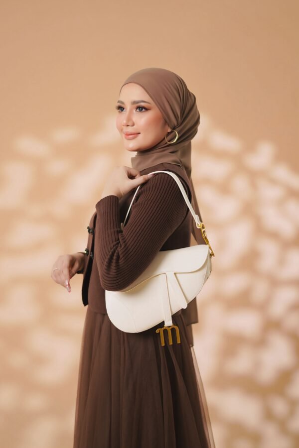 Marèe Luxe Saddle Top Handle - White Cream