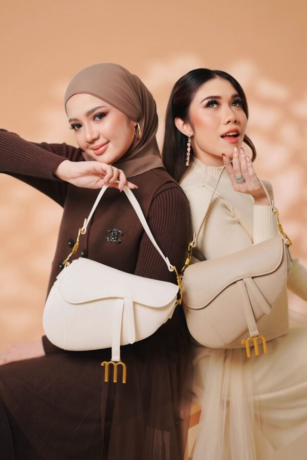 Marèe Luxe Saddle Top Handle - White Cream